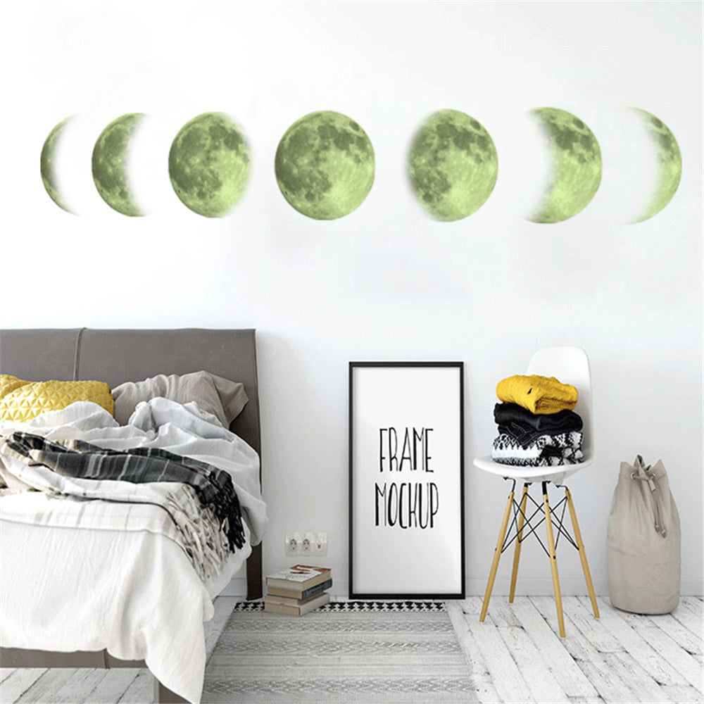 Moon Cycle Wall Stickers